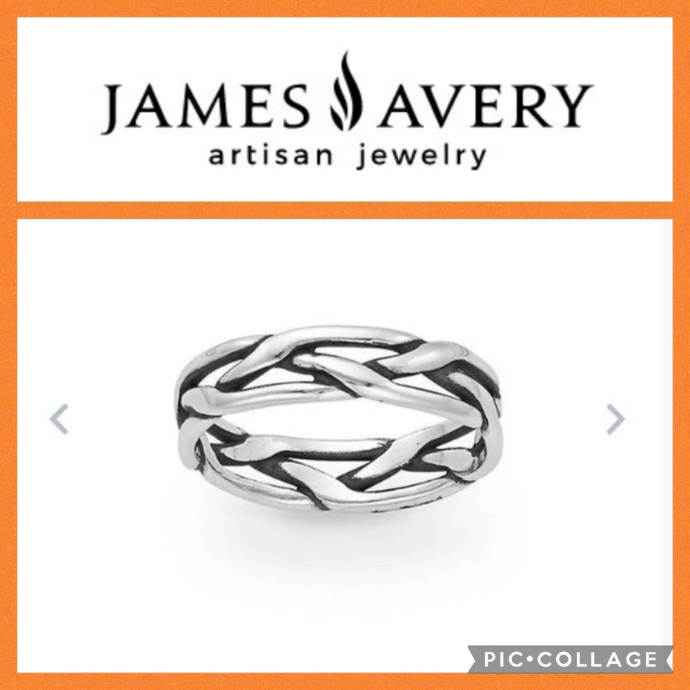 James Avery Tresse Ring, Size 5